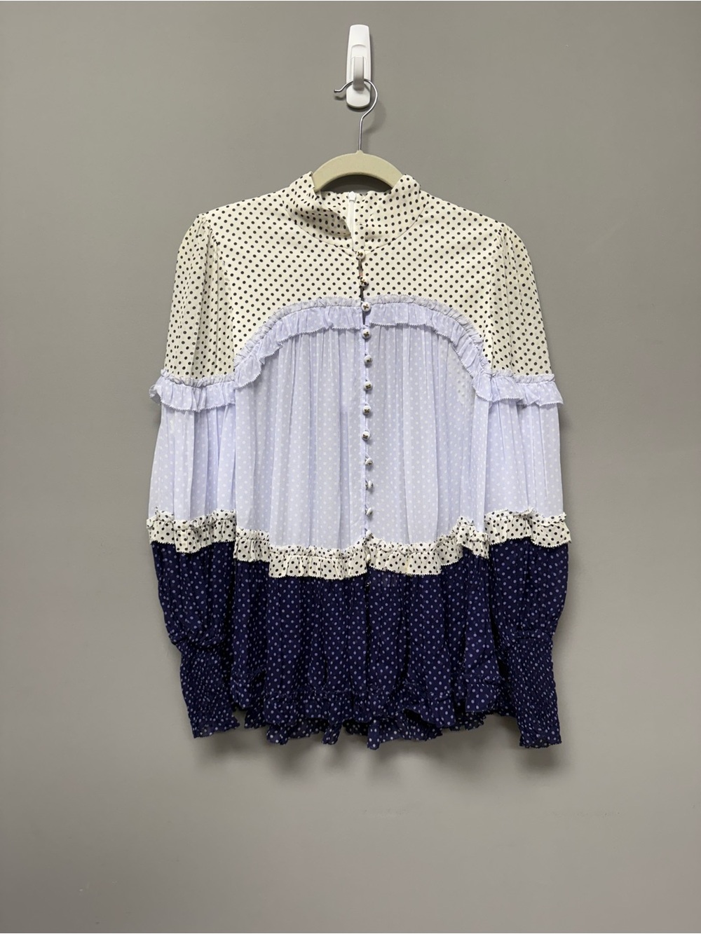 Zimmermann Ruffled Patchwork Top - Picture 2 of 5